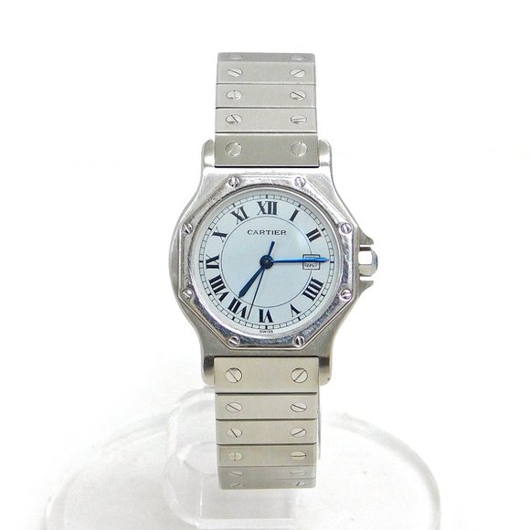 RARE! Cartier Octagon Santos 30mm Watch!!!! main image 2